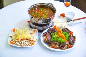 Bức tranh về món Lẩu cua Samba chân thực